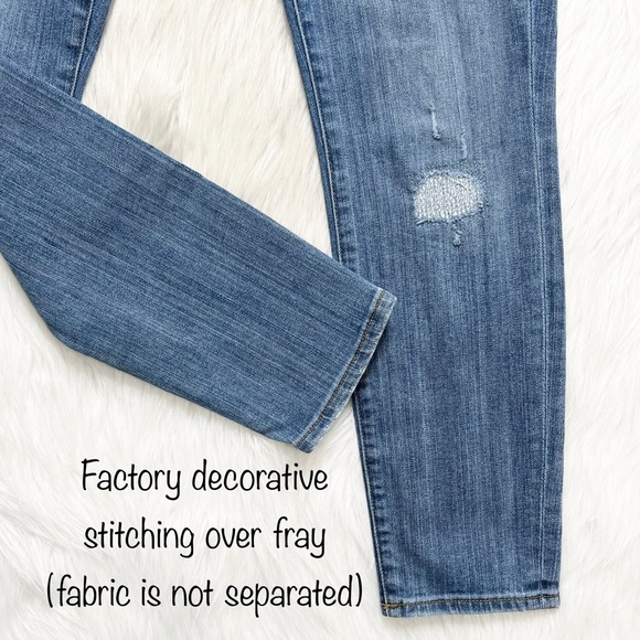 J. Crew Distressed Razor Frayed Toothpick Skinny Jeans - Picture 4 of 10